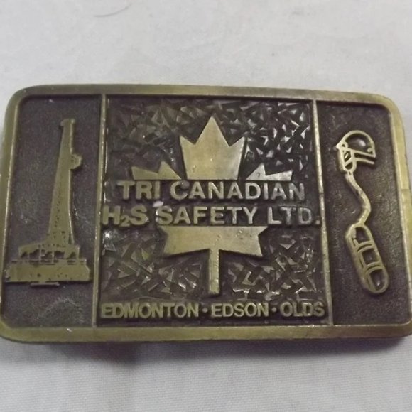 Tri-Canadian Other - Tri Canadian H2S Safety Ltd. Mining/Oilfield Sector Belt Buckle